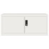 Armario archivador de acero blanco 90x40x240