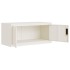 Armario archivador de acero blanco 90x40x240