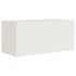 Armario archivador de acero blanco 90x40x240