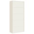 Armario archivador de acero blanco 90x40x240