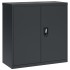 Armario archivador de acero gris antracita 90x40x130