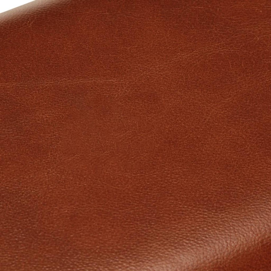 Banco potro gimnasio cuero auténtico madera mango marrón 58