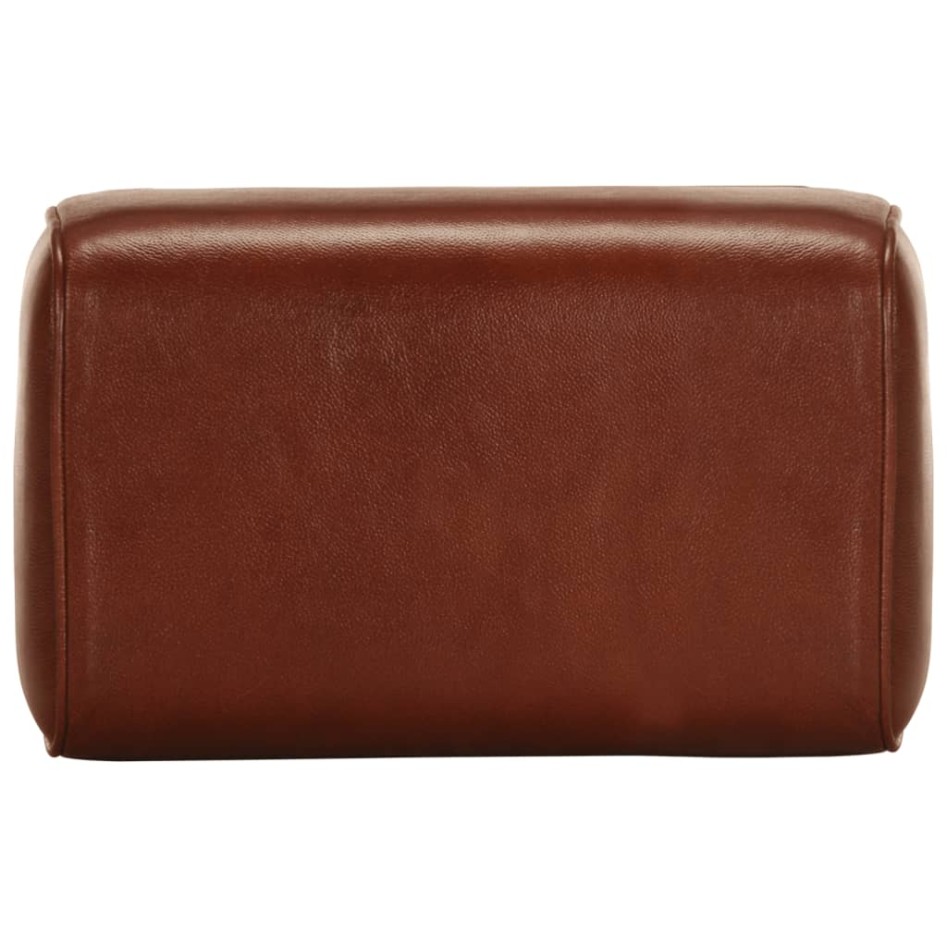 Banco potro gimnasio cuero auténtico madera mango marrón 38