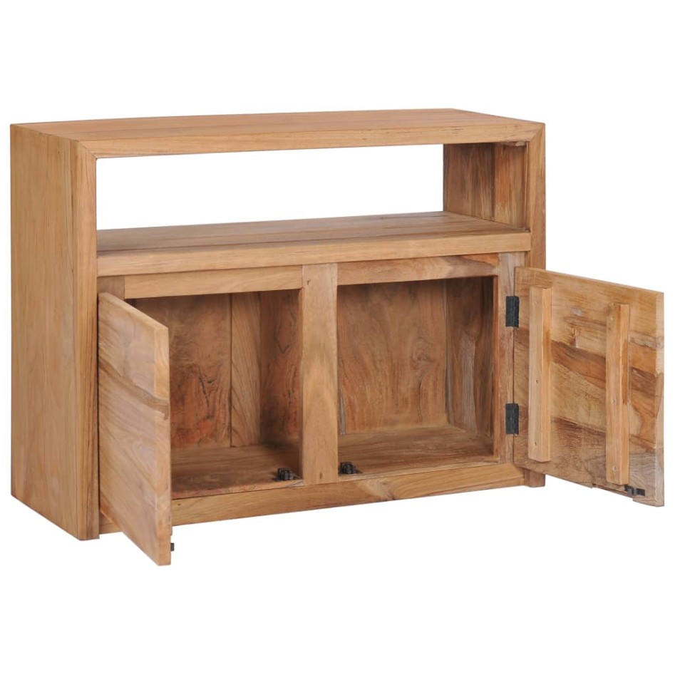 Aparador de madera maciza de teca 80x30x60