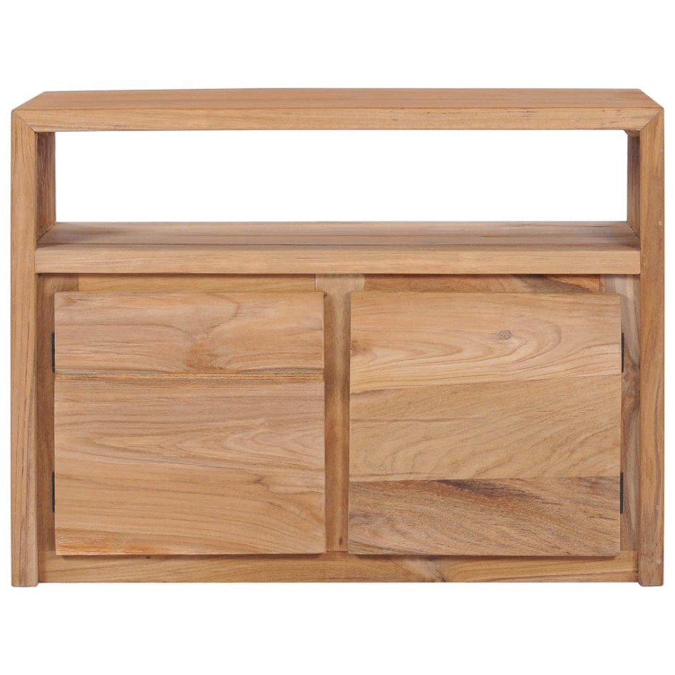 Aparador de madera maciza de teca 80x30x60