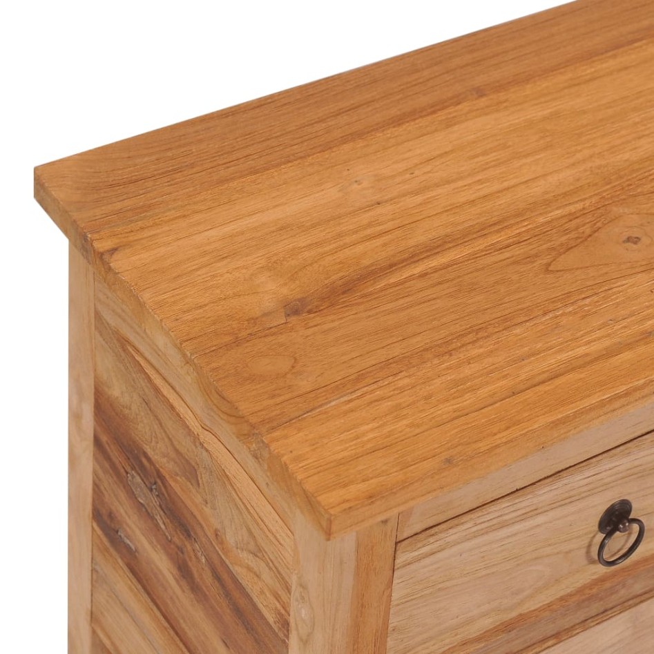 Aparador de madera maciza de teca 78x35x80