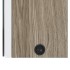 Armario de baño con espejo LED blanco y roble 89x14x62