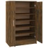 Mueble zapatero madera contrachapada roble ahumado 60x35x92