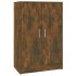 Mueble zapatero madera contrachapada roble ahumado 60x35x92
