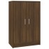 Mueble zapatero madera contrachapada roble marrón 60x35x92