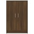 Mueble zapatero madera contrachapada roble marrón 60x35x92