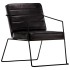 Sillón de cuero auténtico