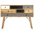 Aparador de madera maciza de mango 110x30x82