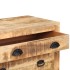 Aparador con ruedas de madera maciza de mango 70x40x75