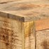Aparador con ruedas de madera maciza de mango 70x40x75