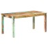 Mesa de comedor de madera maciza reciclada 160x80x76