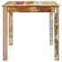 Mesa de comedor de madera maciza reciclada 160x80x76