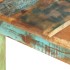 Mesa de comedor de madera maciza reciclada 160x80x76