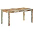 Mesa de comedor de madera maciza reciclada 160x80x76