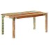 Mesa de comedor de madera maciza reciclada 160x80x76