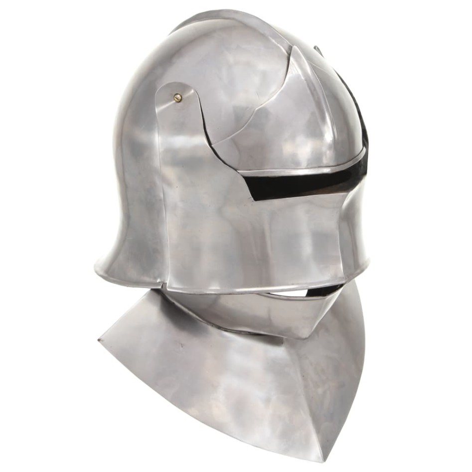 Réplica de casco de caballero medieval antiguo LARP acero