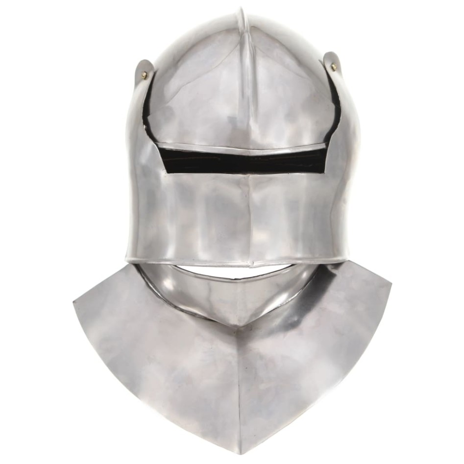 Réplica de casco de caballero medieval antiguo LARP acero
