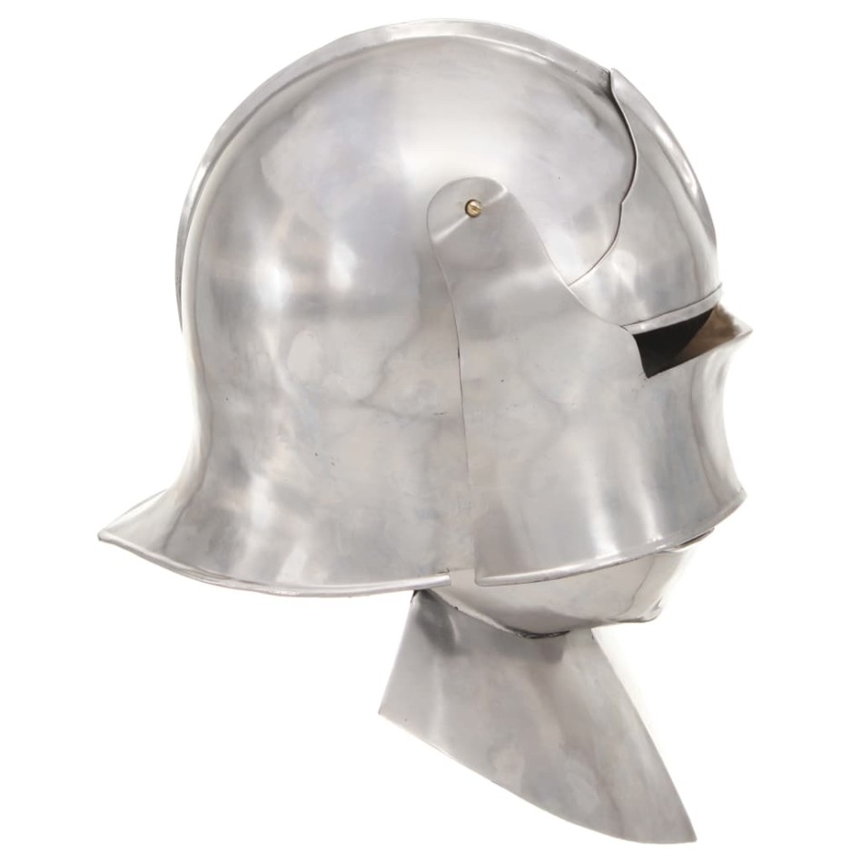 Réplica de casco de caballero medieval antiguo LARP acero