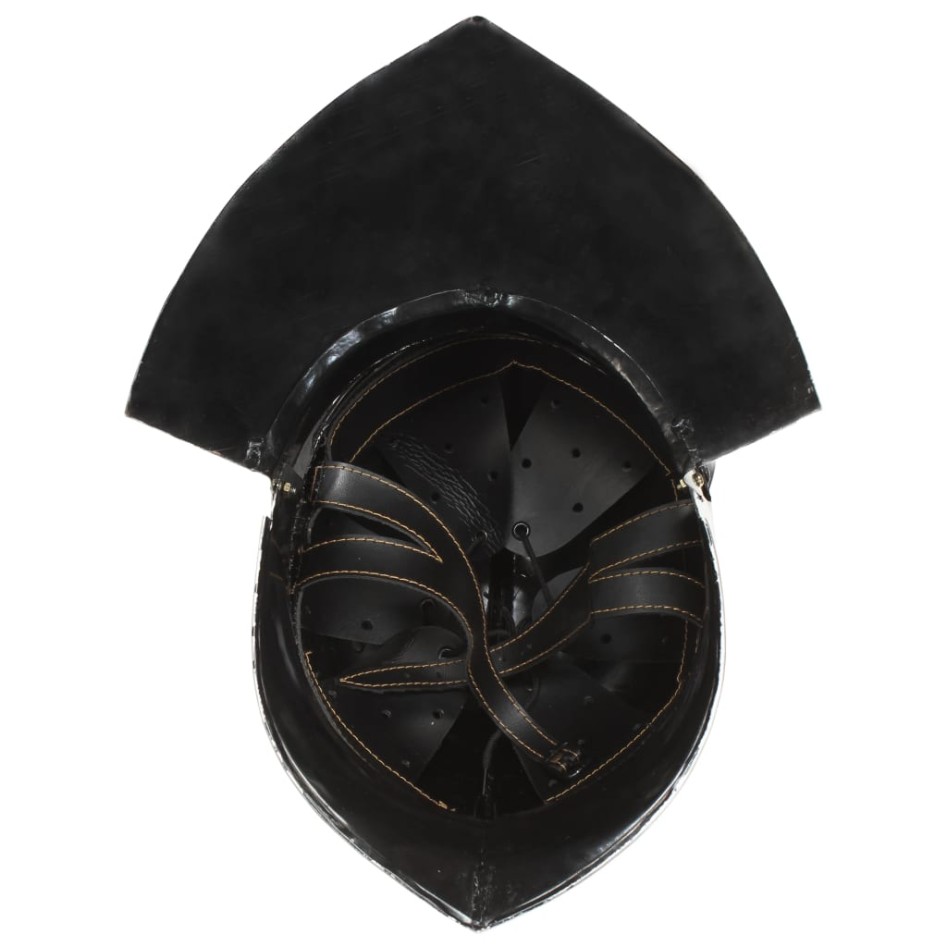 Réplica de casco de caballero medieval antiguo LARP acero