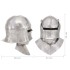 Réplica de casco de caballero medieval antiguo LARP acero