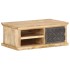 Mesa de centro con puerta madera maciza de mango 90x50x35
