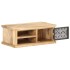 Mesa de centro con puerta madera maciza de mango 90x50x35