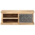 Mesa de centro con puerta madera maciza de mango 90x50x35