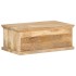 Mesa de centro con puerta madera maciza de mango 90x50x35