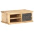 Mesa de centro con puerta madera maciza de mango 90x50x35