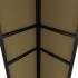 Cenador con doble techo gris taupe 3x6 m 180