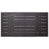 Mesa de jardín ratán sintético negro 120x70x66