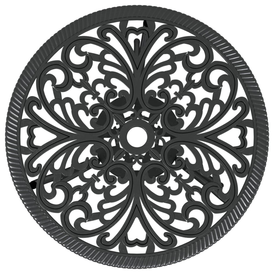 Mesa y sillas de bistró 3 piezas aluminio fundido