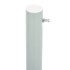 Toldo lateral retráctil para patio marrón 220x600
