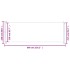 Toldo lateral retráctil para patio marrón 220x600