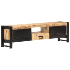 Mueble para TV madera de mango rugosa 140x30x40