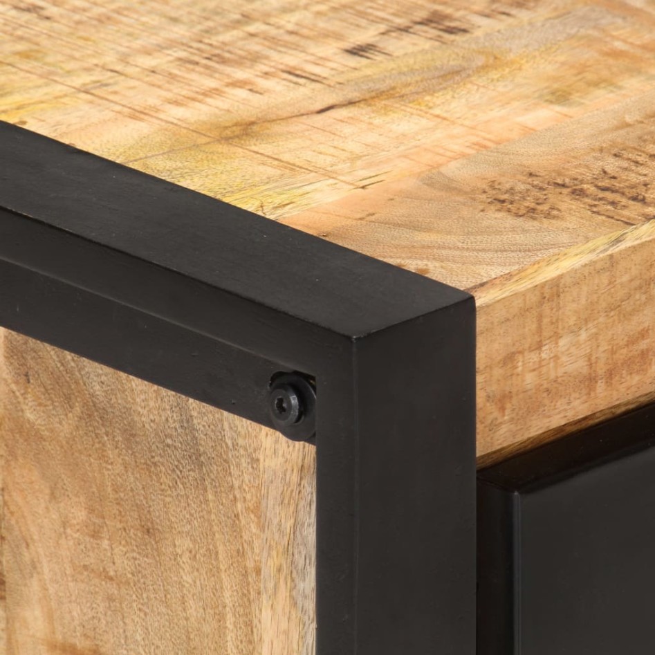 Mueble para TV madera de mango rugosa 140x30x40