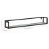 Estantes de pared 2 unidades 120 cm madera maciza