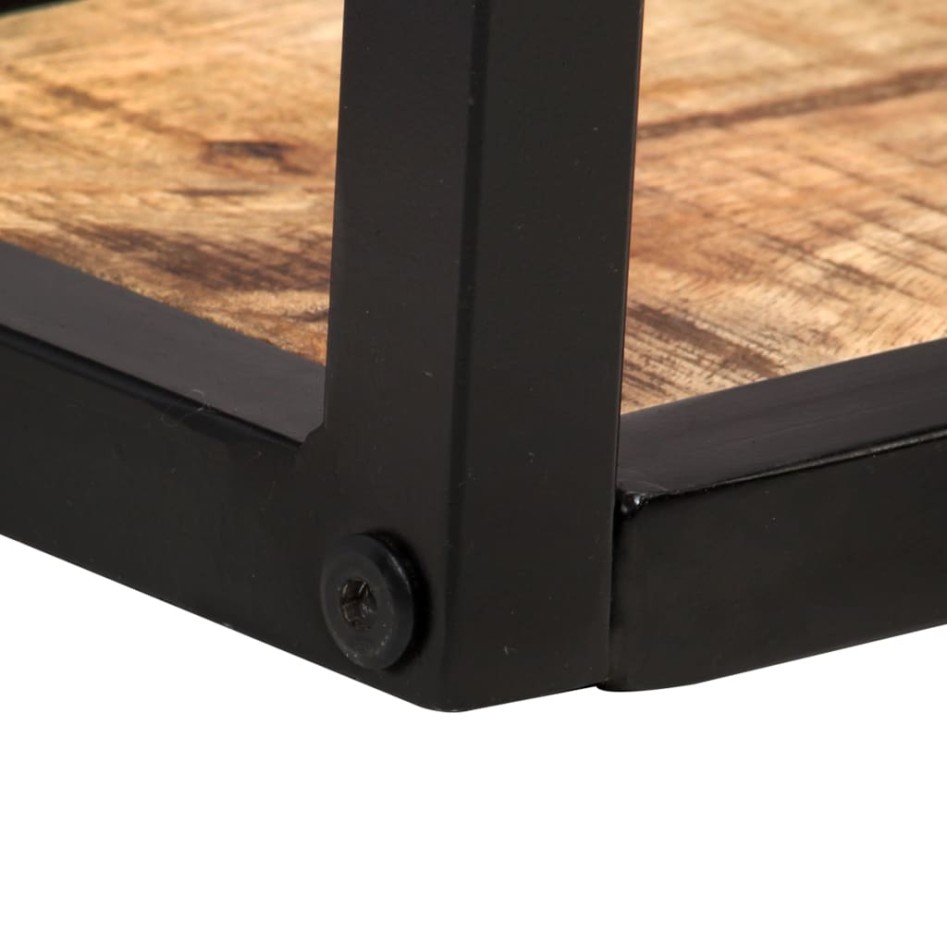 Estantes de pared 2 unidades 160 cm madera de mango