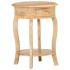 Mesa auxiliar de madera maciza de mango 37x37x61