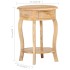 Mesa auxiliar de madera maciza de mango 37x37x61