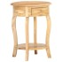 Mesa auxiliar de madera maciza de mango 37x37x61