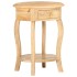 Mesa auxiliar de madera maciza de mango 37x37x61