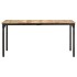 Mesa de comedor de madera de mango rugosa 160x80x76