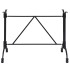 Pata de mesa de bistró aluminio fundido negro 93x60x72