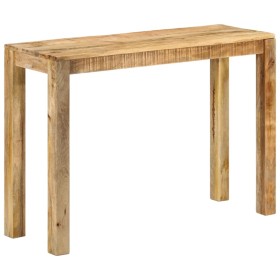 Mesa consola de madera de mango rugosa 110x35x76